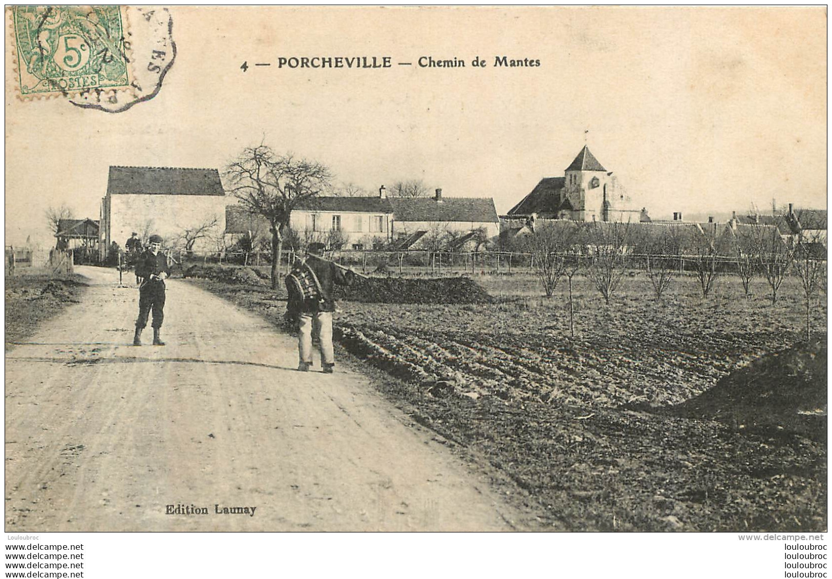 PORCHEVILLE CHEMIN DE MANTES - Porcheville