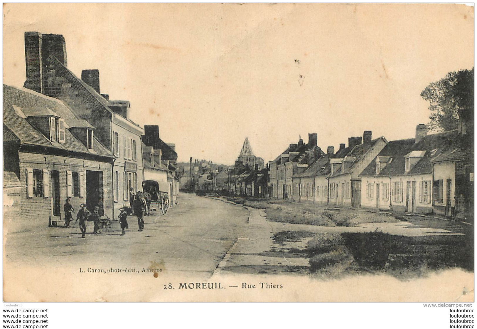 MOREUIL RUE THIERS - Moreuil