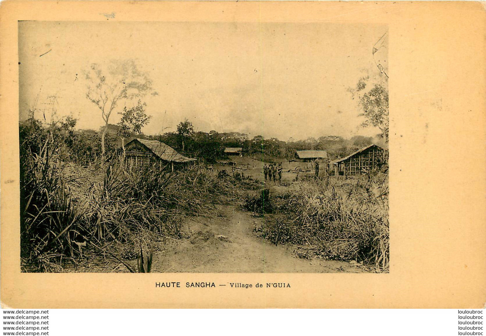 HAUTE SANGHA  VILLAGE DE N'GUIA  EDITION J.D.L.N. - Congo Français