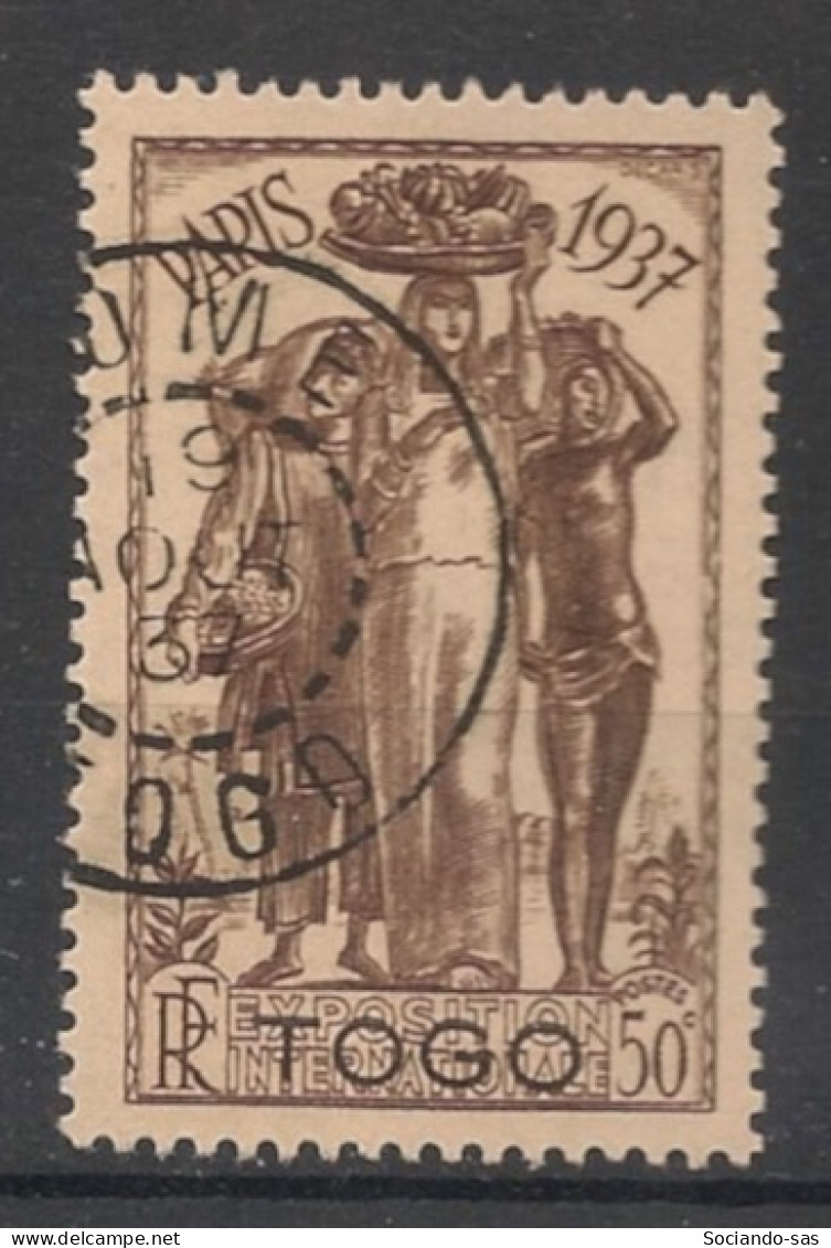 TOGO - 1937 - N°YT. 168 - Exposition Internationale 50c Brun - Oblitéré / Used - Used Stamps