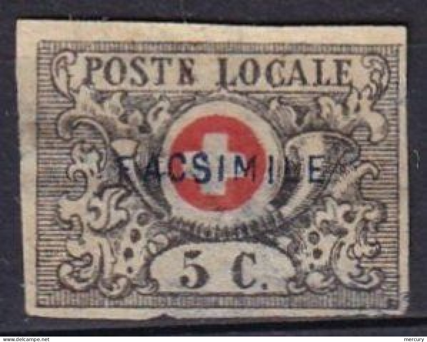 SUISSE - 5 C. De Genève De 1849 FAUX - 1843-1852 Federale & Kantonnale Postzegels