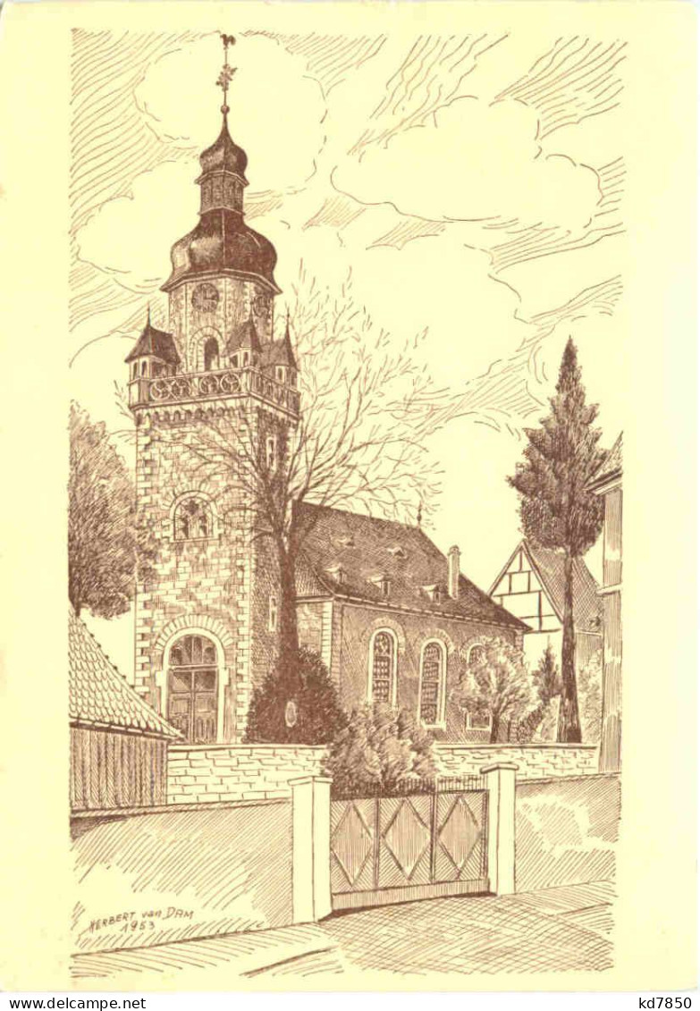 Ober-Saulheim - Die Ev. Kirche - Alzey