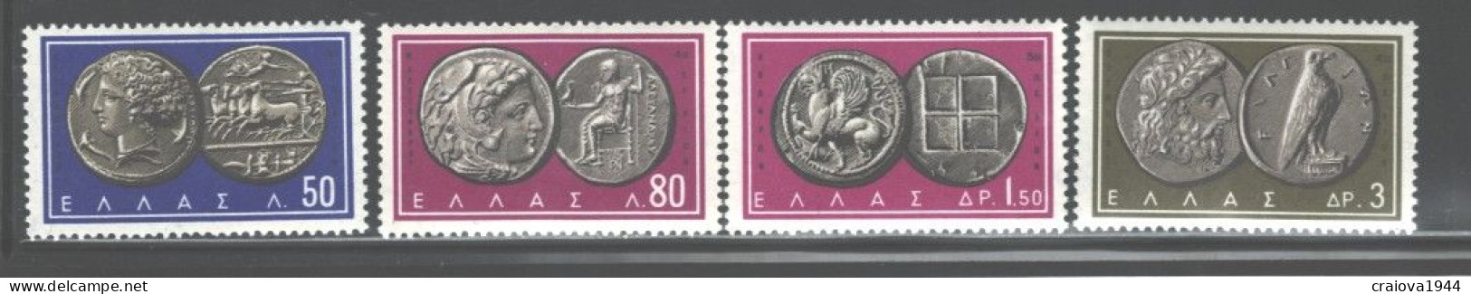 GREECE 1964 ANTIQUE COINS #750 - 758 MNH - Neufs