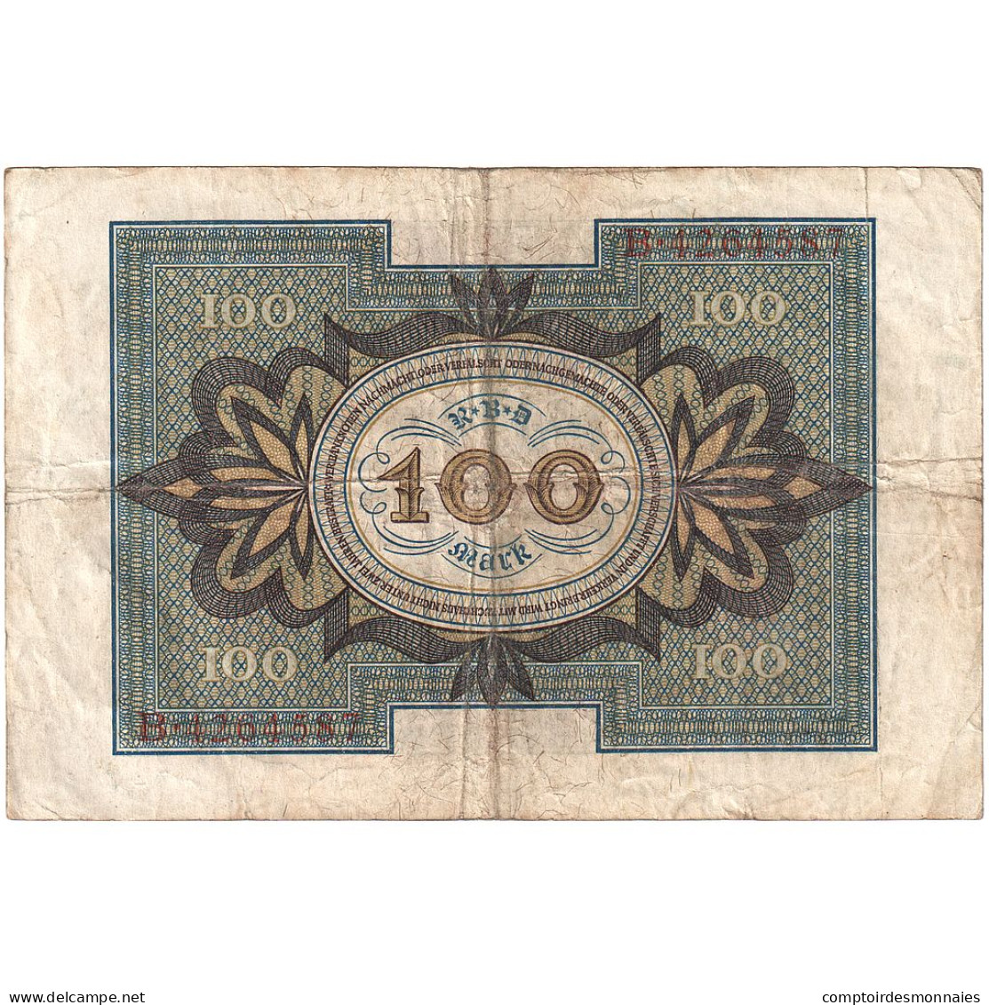 Allemagne, 100 Mark, 1920, 1920-11-01, KM:69a, TTB - 100 Mark