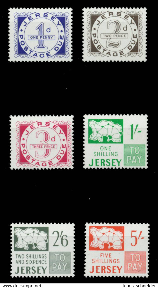JERSEY PORTO Nr 1-6 Postfrisch X6C1866 - Jersey