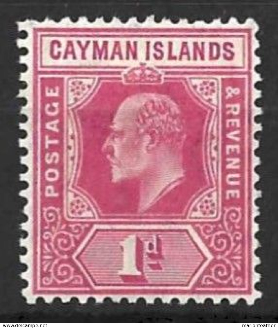 CAYMAN Is...KING EDWARD VII..(1901-10.)....1d....SG26........MH.. - Caimán (Islas)