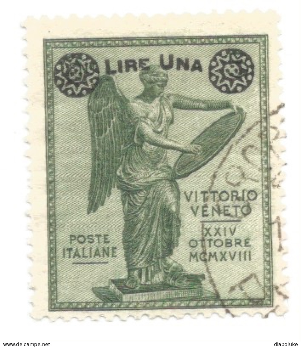 (REGNO D'ITALIA) 1924, VITTORIA SOPRASTAMPATA - Serie Di 4 Francobolli Usati, Annulli A Cerchio Da Periziare - Oblitérés