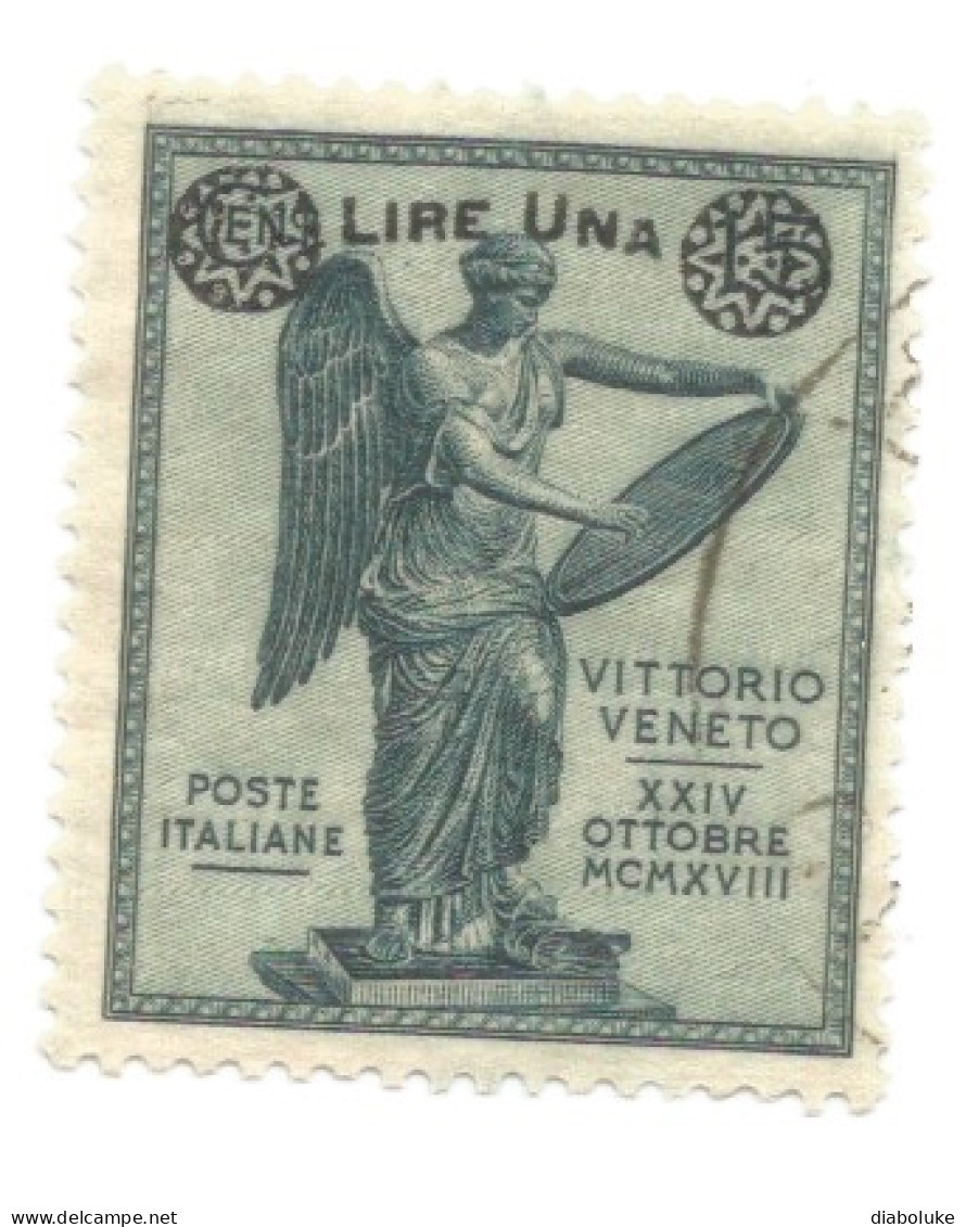 (REGNO D'ITALIA) 1924, VITTORIA SOPRASTAMPATA - Serie Di 4 Francobolli Usati, Annulli A Cerchio Da Periziare - Oblitérés