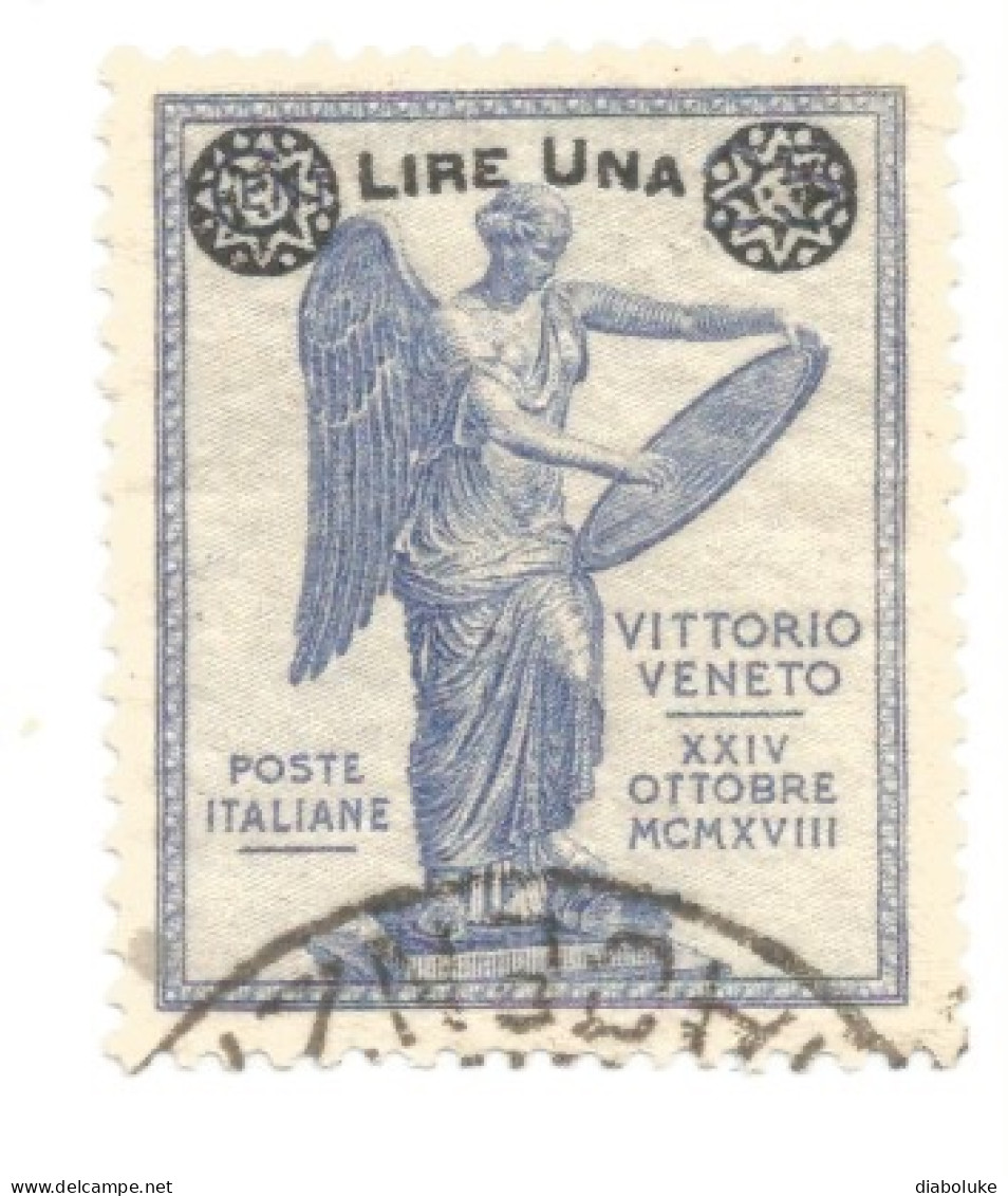 (REGNO D'ITALIA) 1924, VITTORIA SOPRASTAMPATA - Serie Di 4 Francobolli Usati, Annulli A Cerchio Da Periziare - Oblitérés