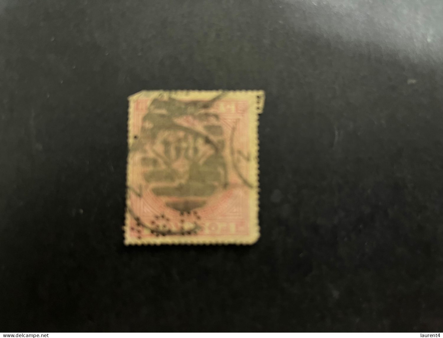23-3-2024 (stamp) UK - King - Perfins - Ongetand