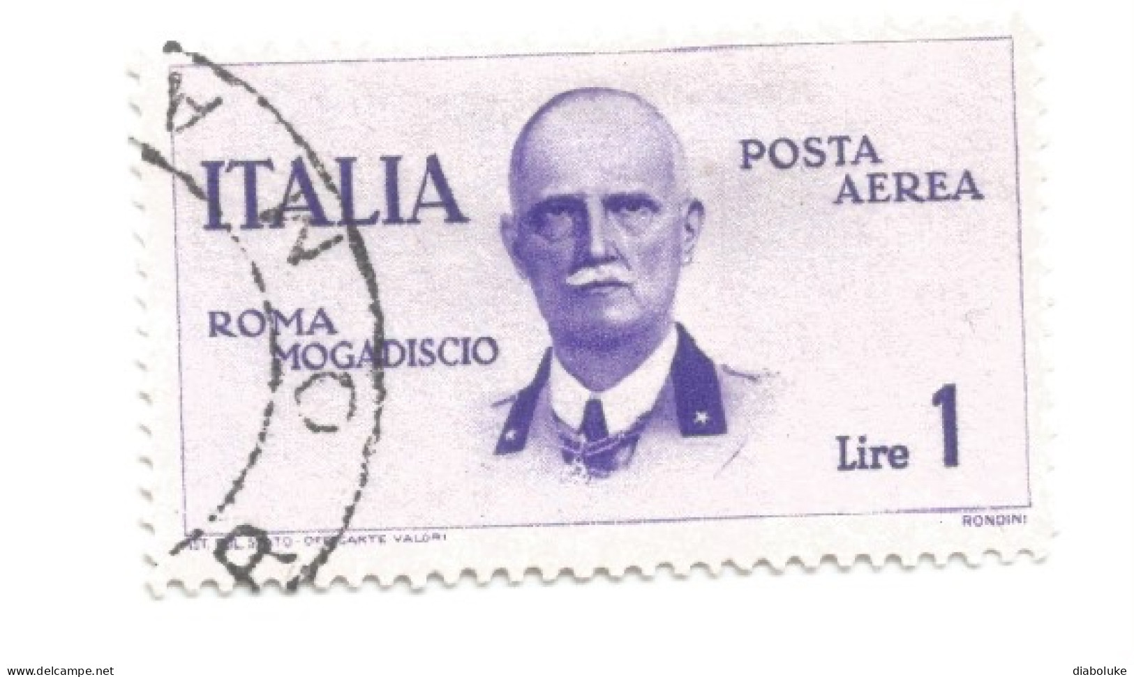 (REGNO D'ITALIA) 1934, VOLO ROMA-MOGADISCIO - Serie Di 6 Francobolli Usati, Annulli A Cerchio Da Periziare - Poste Aérienne