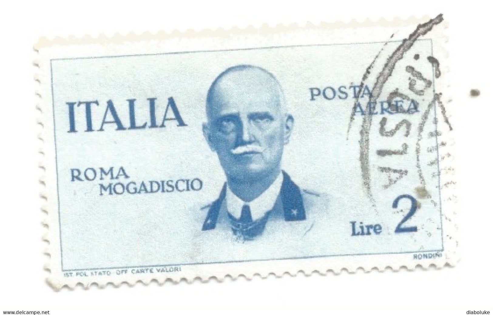 (REGNO D'ITALIA) 1934, VOLO ROMA-MOGADISCIO - Serie Di 6 Francobolli Usati, Annulli A Cerchio Da Periziare - Poste Aérienne