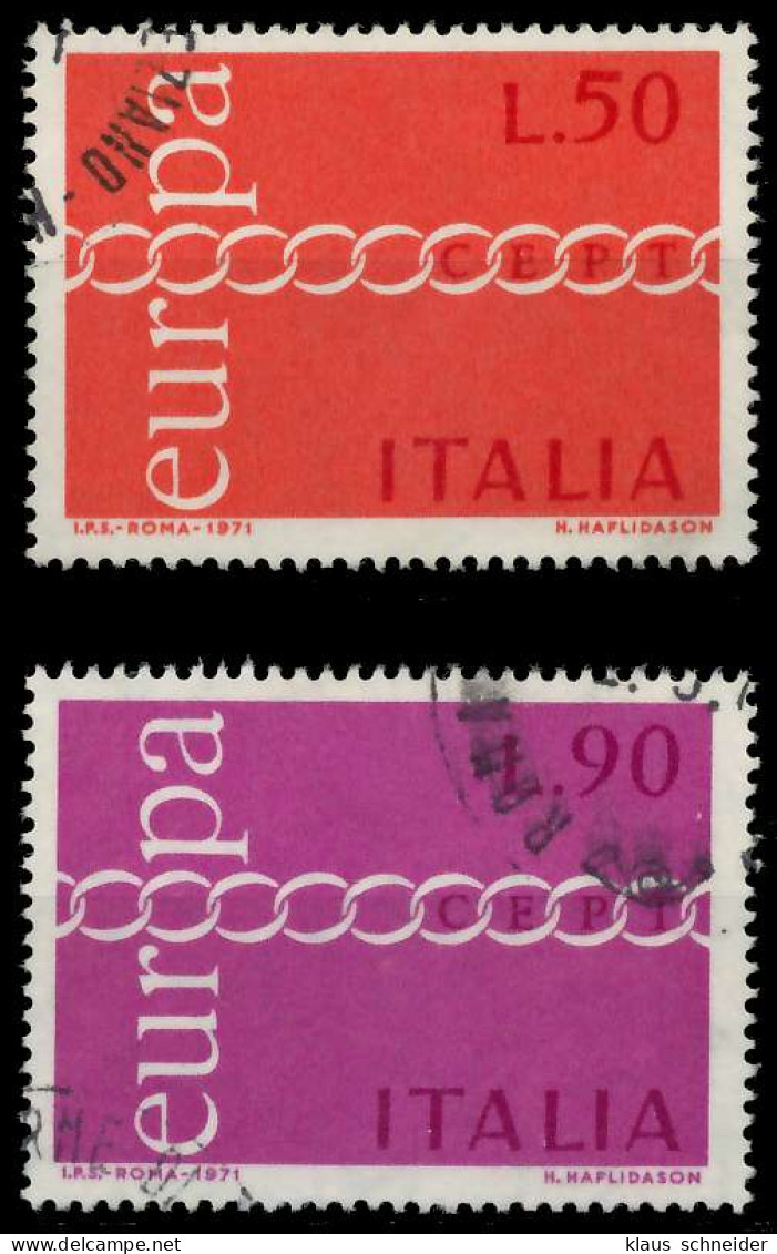 ITALIEN 1971 Nr 1335-1336 Gestempelt X02C782 - 1971-80: Used