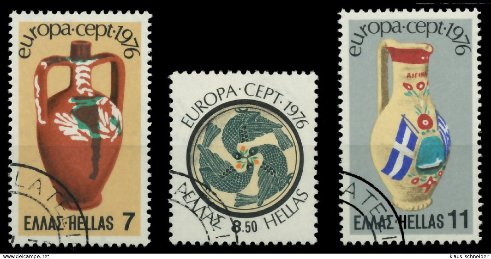 GRIECHENLAND 1976 Nr 1232-1234 Gestempelt X045556 - Oblitérés