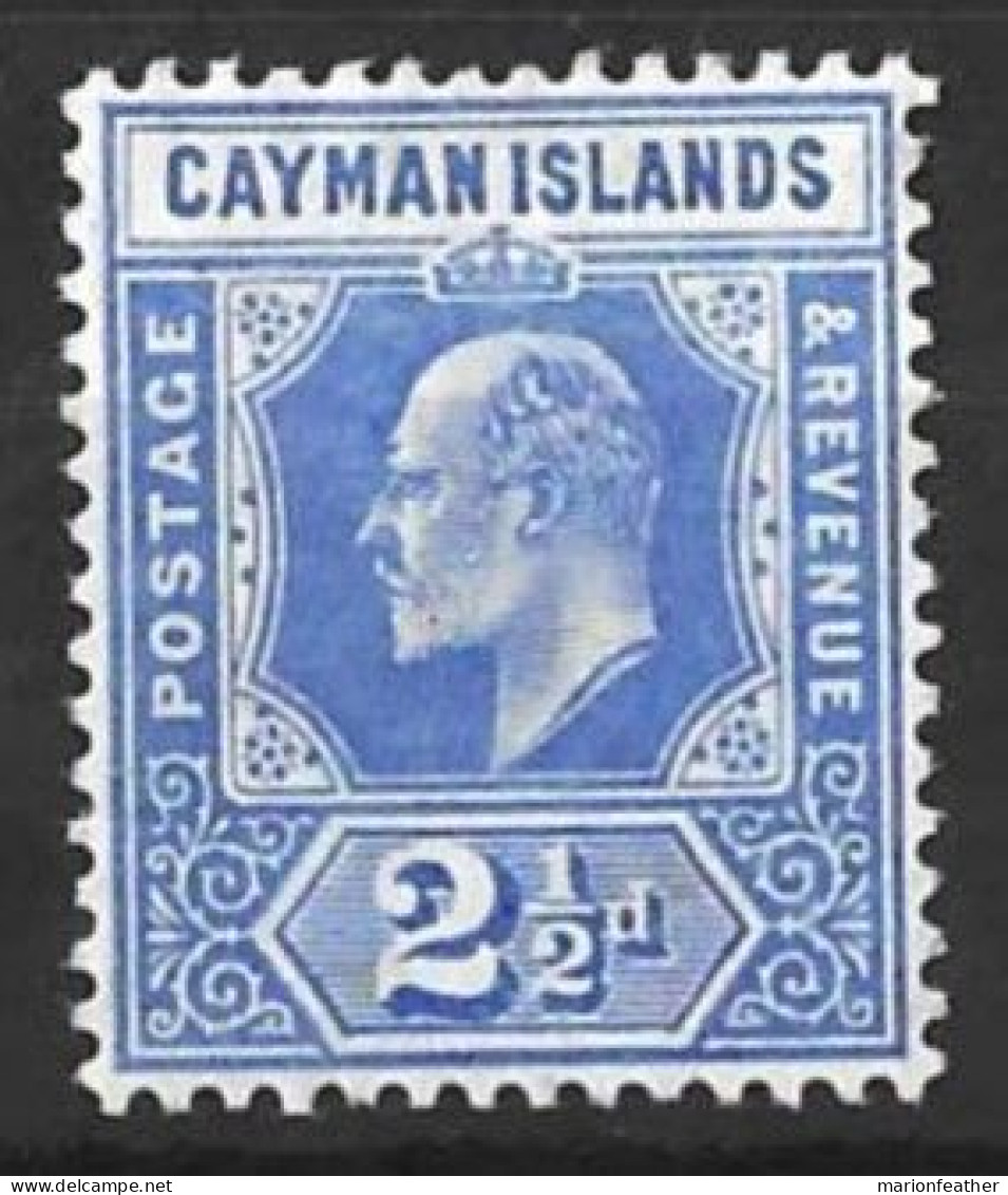 CAYMAN Is...KING EDWARD VII..(1901-10.)........2 & HALFd......SG27..........MH.. - Cayman Islands