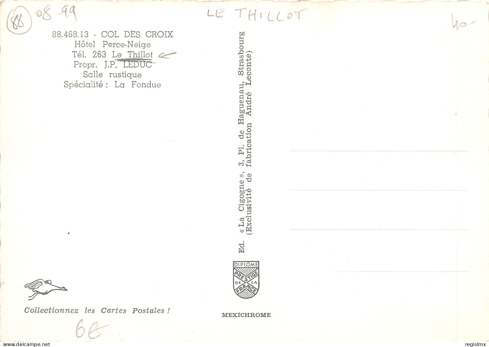 88-LE THILLOT-N°T219-D/0149 - Le Thillot