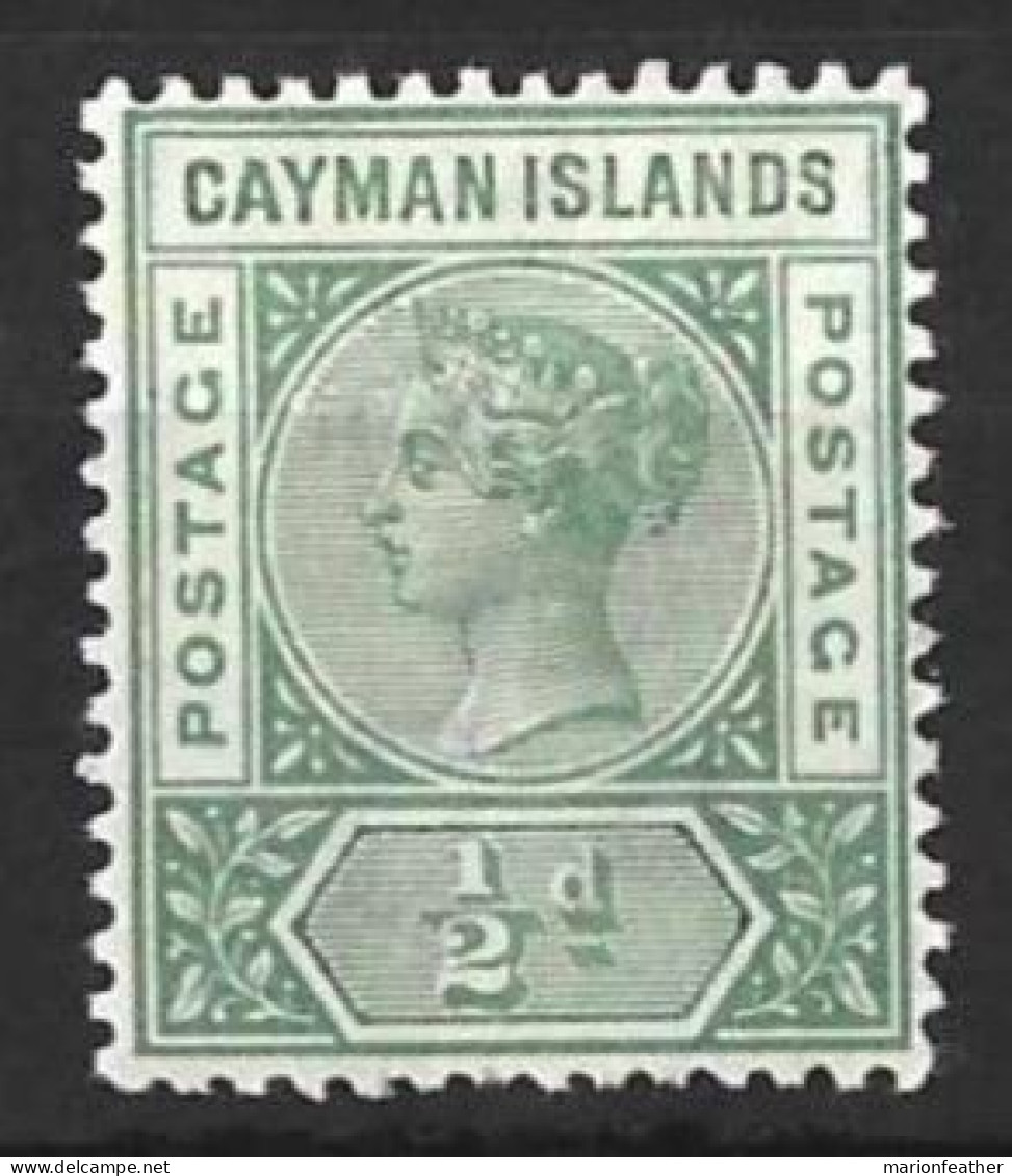 CAYMAN Is...QUEEN VICTORIA...(1837-01.)...." 1900."......HALFd .....SG1a.....PALE......MH. - Kaaiman Eilanden