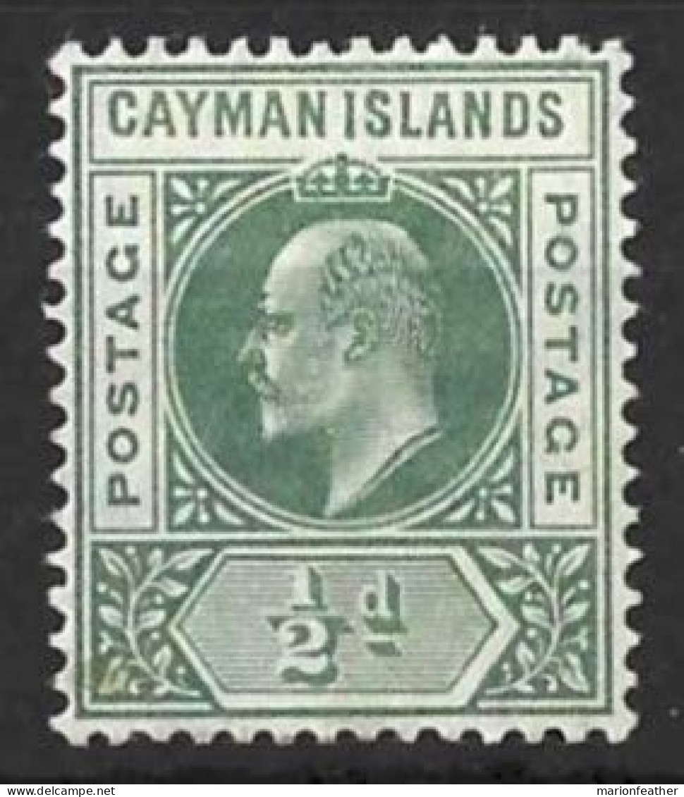 CAYMAN Is...KING EDWARD VII..(1901-10.)...." 1905.."......HALFd .....SG8.....MULTI-CA........(CAT.VAL.£13...)........MH. - Cayman Islands