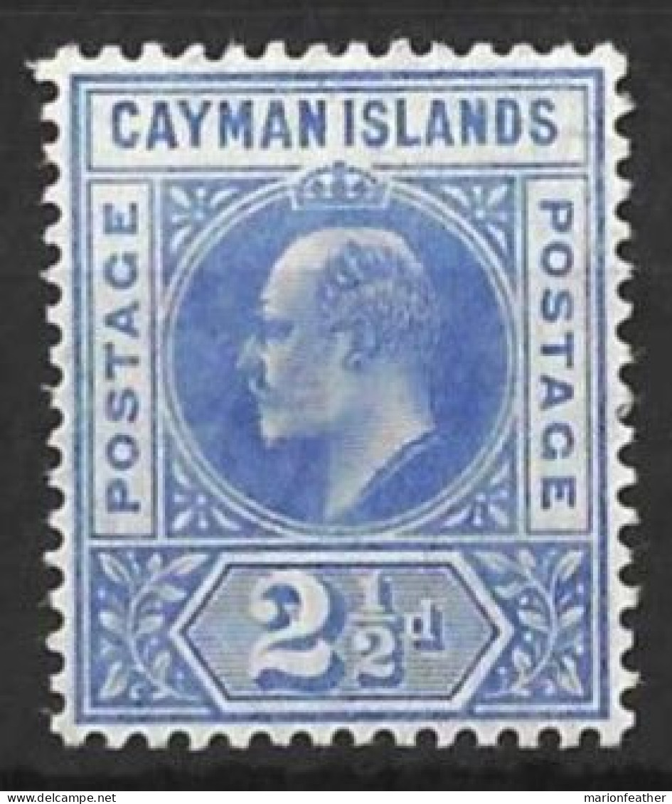 CAYMAN Is...KING EDWARD VII..(1901-10.)......2 & HALFd .....SG10......MULTI-CA........(CAT.VAL.£14...)........MH. - Cayman Islands