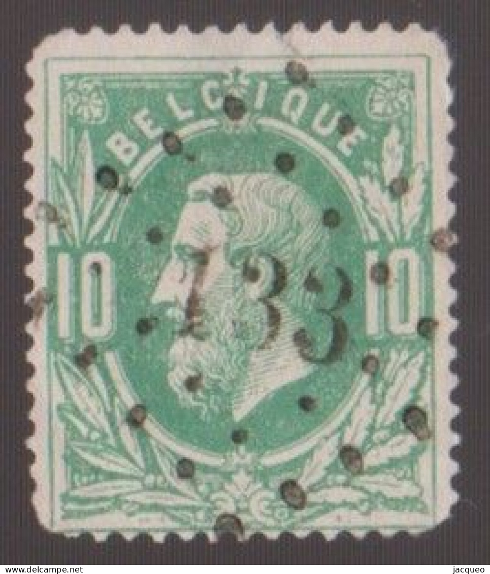 N°30 OBL A POINT N°133  FOSSES - 1869-1883 Léopold II