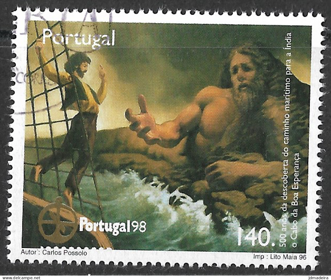 Portugal – 1996 Sea Way To India 140. Used Stamp - Usati