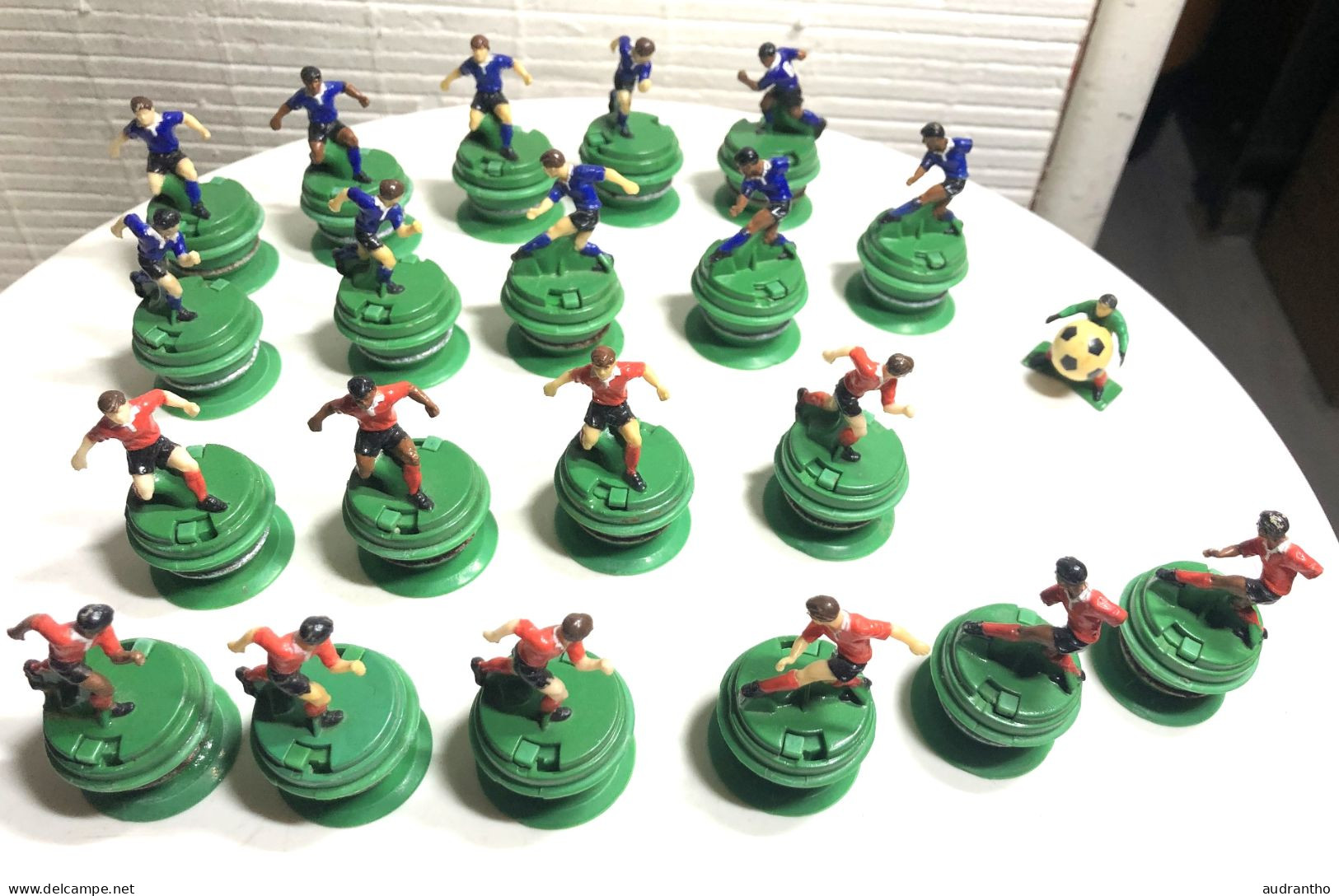 21 Figurines équipe De Football Joueur Pro Action Football - Altri & Non Classificati