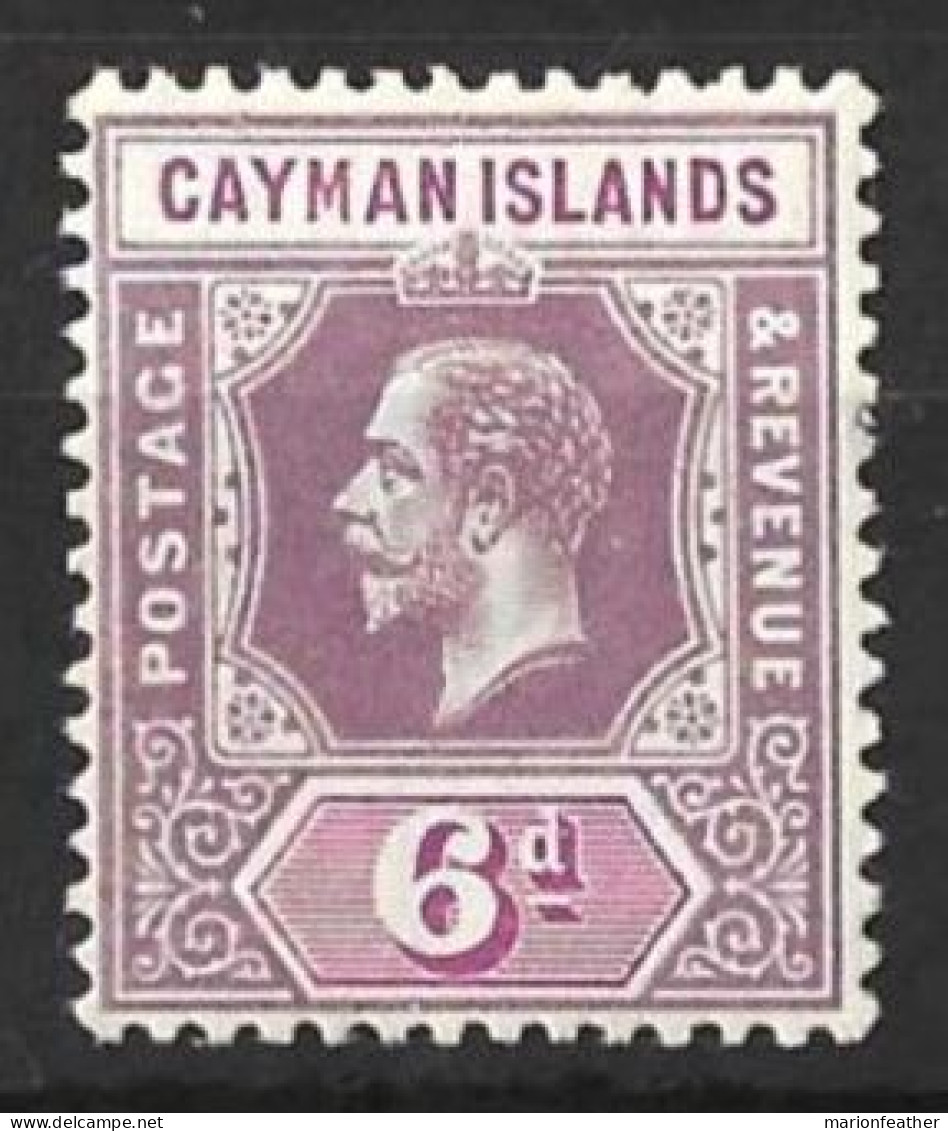 CAYMAN Is...KING GEORGE V..(1910-36..).......6d .....SG47........MH. - Iles Caïmans