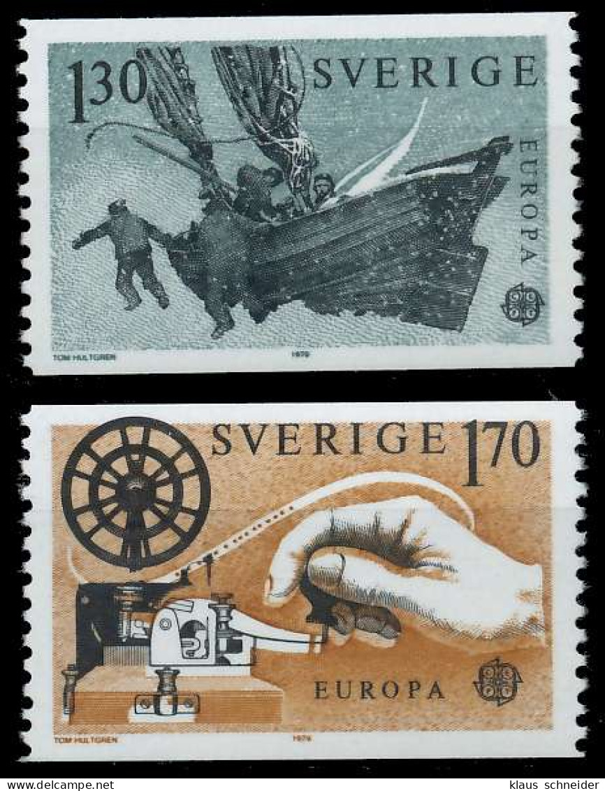SCHWEDEN 1979 Nr 1058-1059 Postfrisch S1B2FFA - Unused Stamps