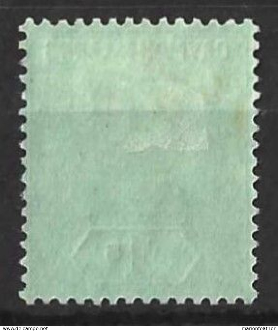 CAYMAN Is...KING GEORGE V..(1910-36..)..." 1912.."......1/-.......SG48......GREEN BACK.........MH. - Cayman Islands