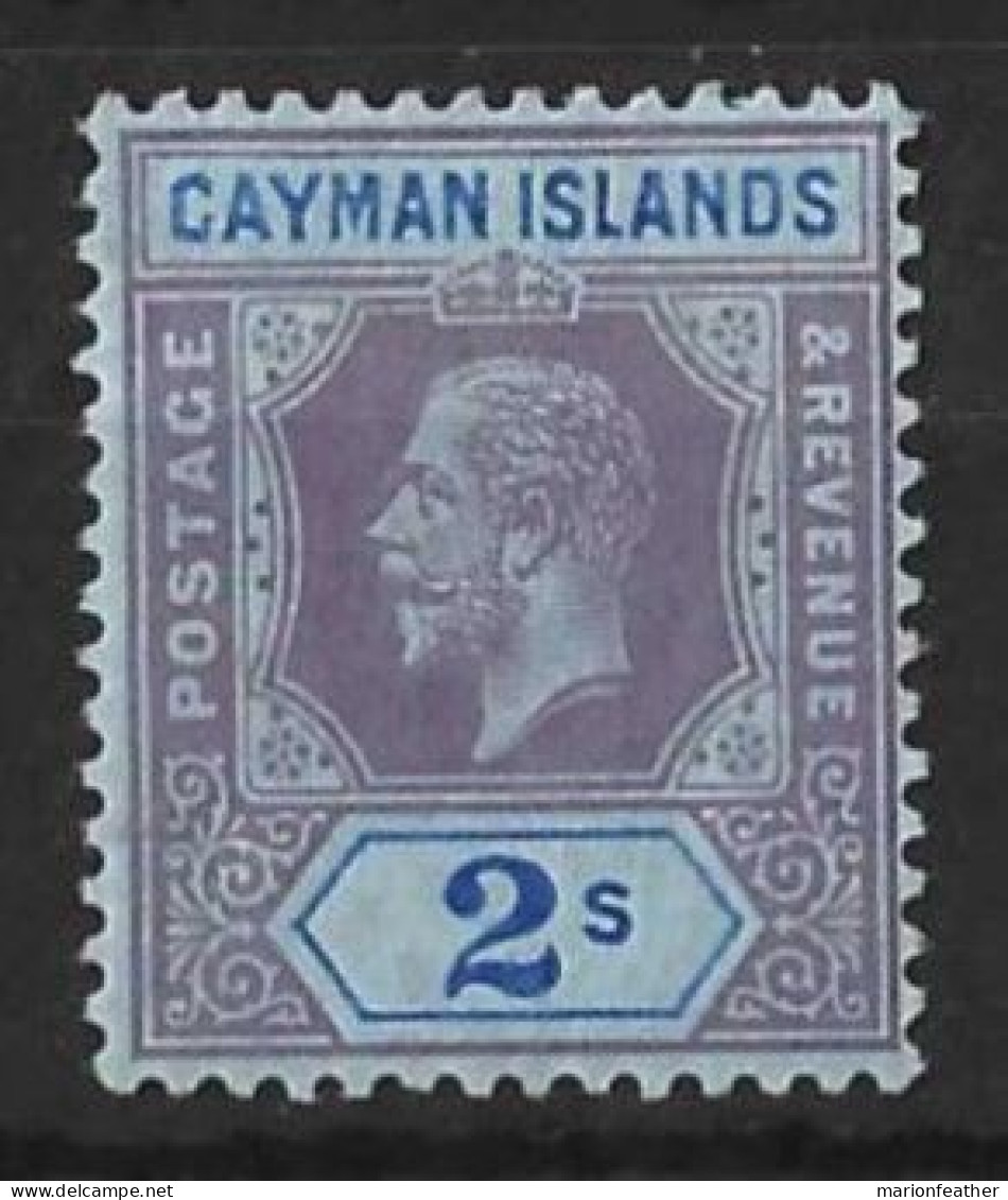 CAYMAN Is...KING GEORGE V..(1910-36..)..." 1912.."......2/-.....SG49..........MH. - Caimán (Islas)