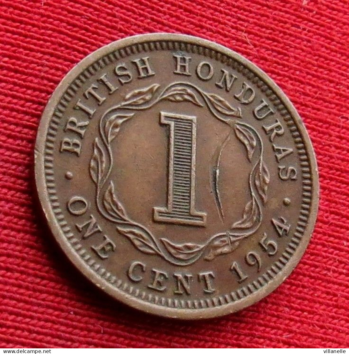 British Honduras 1 Cent 1954 Belize #2 W ºº - Belize