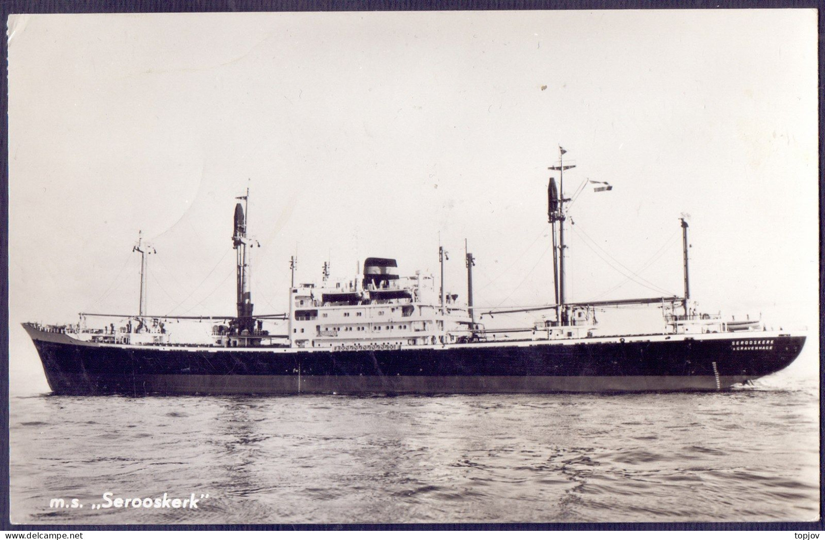 MOZAMBIQUE - SHIPS M.S. SEROOSKERK NEDERLANDSCHE - MAPS - HERALDY CORN - 1962 - Mozambique