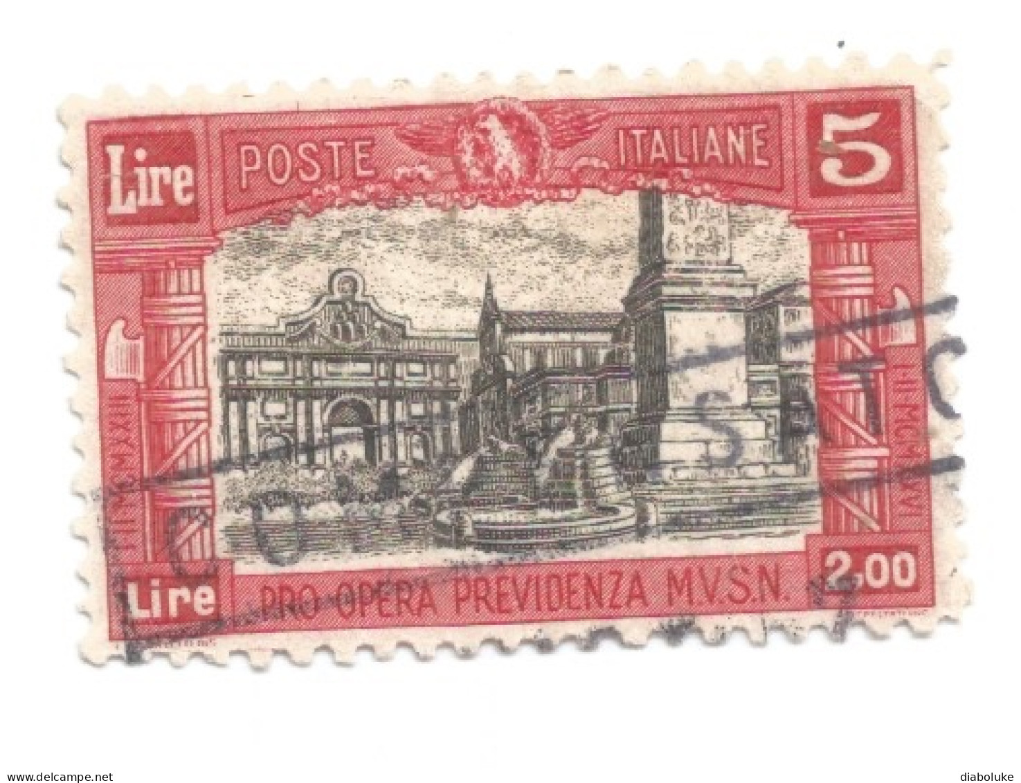 (REGNO D'ITALIA) 1928, PRO OPERA PREVIDENZA MILIZIA, 2° EMISSIONE - Serie Di 4 Francobolli Usati, Annulli Da Periziare - Usados