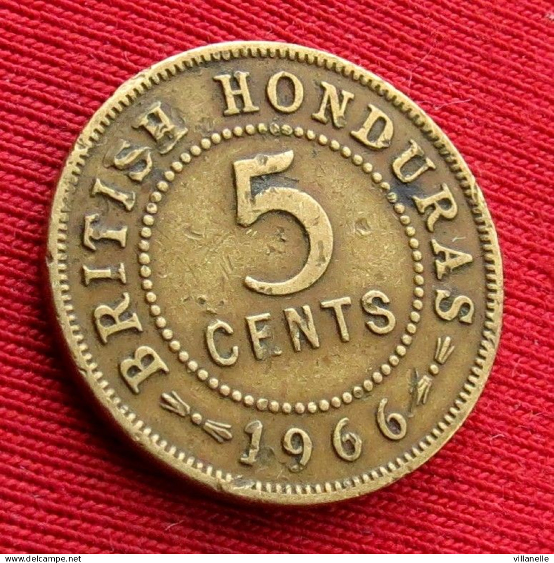 British Honduras 5 Cents 1966 Belize #2 W ºº - Belize