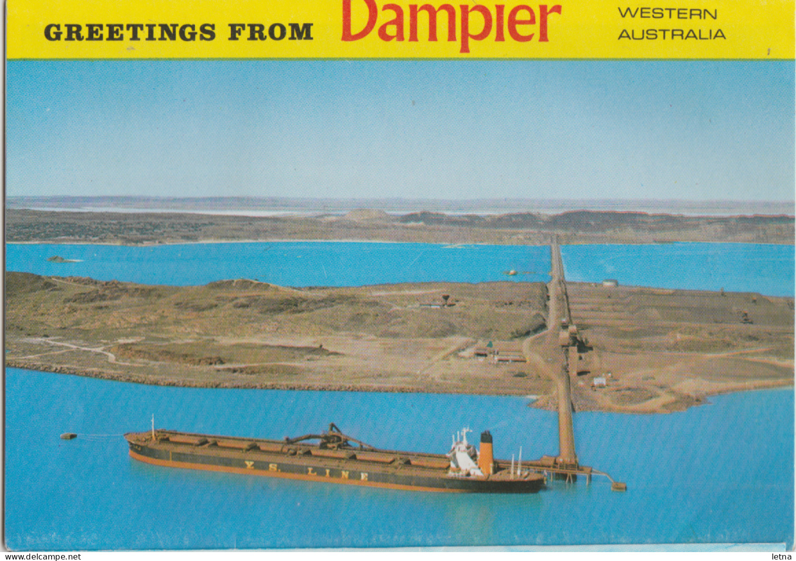 WESTERN AUSTRALIA WA Emu Souvenirs Folder DAMPIER Iron Ore Mining Town 6 Postcard Views C1970s - Other & Unclassified