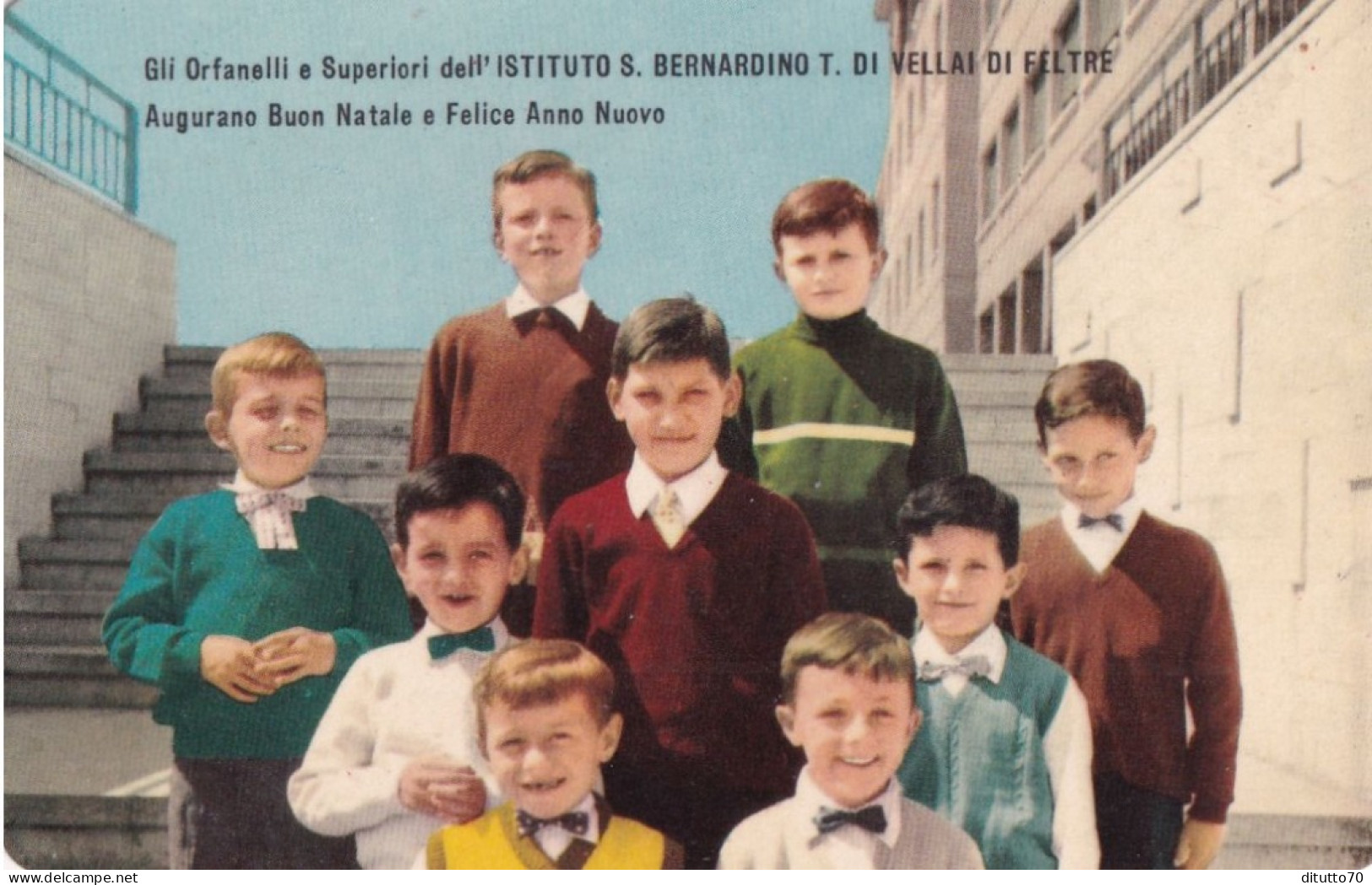 Calendarietto - Gli Orfanelli E Superiori Dell'istituto S.bernardino T. - Vallai Di Feltre - Anno 1967 - Petit Format : 1961-70