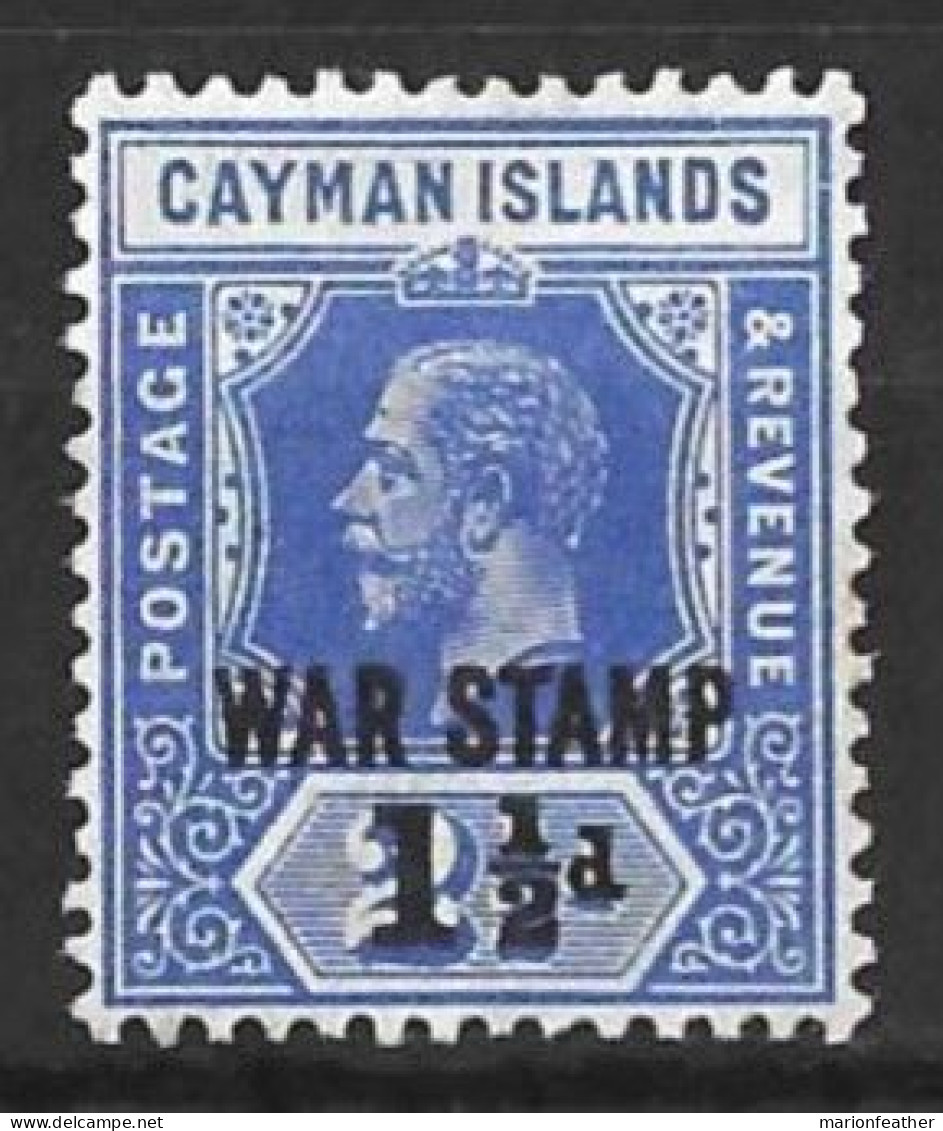 CAYMAN Is....KING GEORGE V..(1910-36.)..." 1917.."....WAR TAX.......SG56..........MH. - Caimán (Islas)