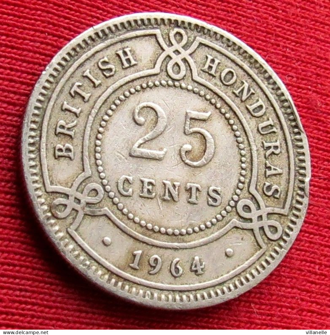 British Honduras 25 Cents 1964 Belize #2 W ºº - Belize