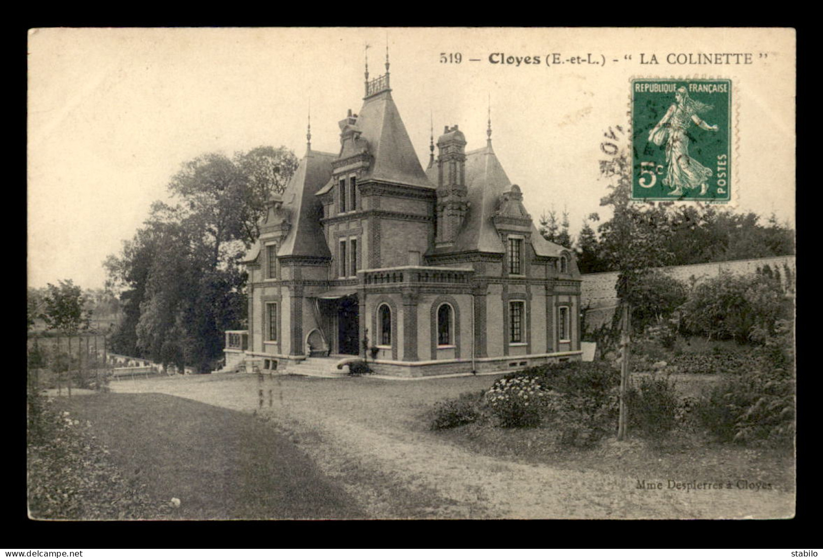 28 - CLOYES - CHATEAU LA COLINETTE - Cloyes-sur-le-Loir