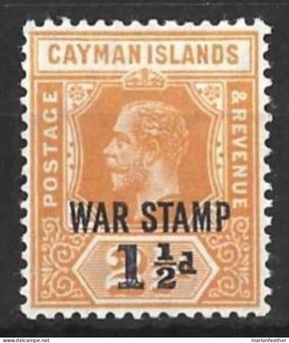 CAYMAN Is....KING GEORGE V..(1910-36.)..." 1919.."....WAR TAX.......SG59.........MH. - Kaaiman Eilanden