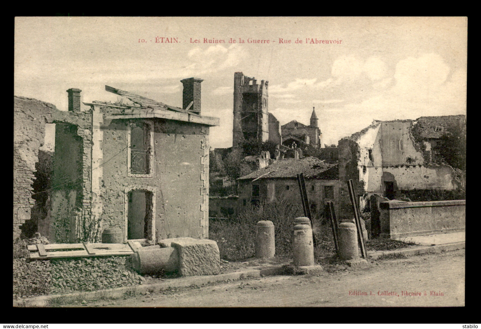 55 - ETAIN - RUE DE L'ABREUVOIR  - EDITEUR COLLETTE - Etain