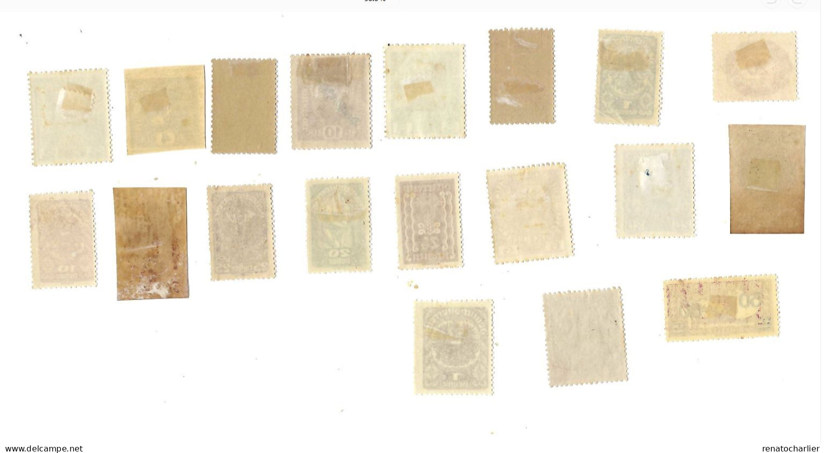 Collection De 30 Timbres  MH,Neufs Avec Charnière.Quelques Liechtenstein. - Colecciones