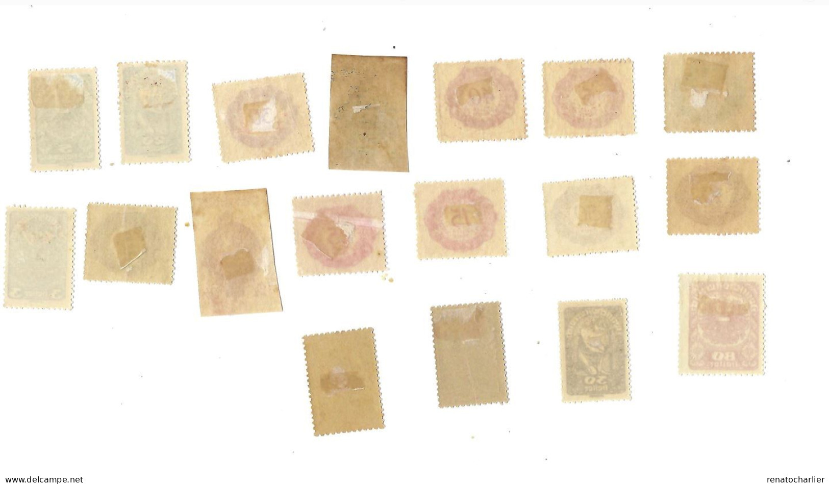 Collection De 30 Timbres  MH,Neufs Avec Charnière.Quelques Liechtenstein. - Collections