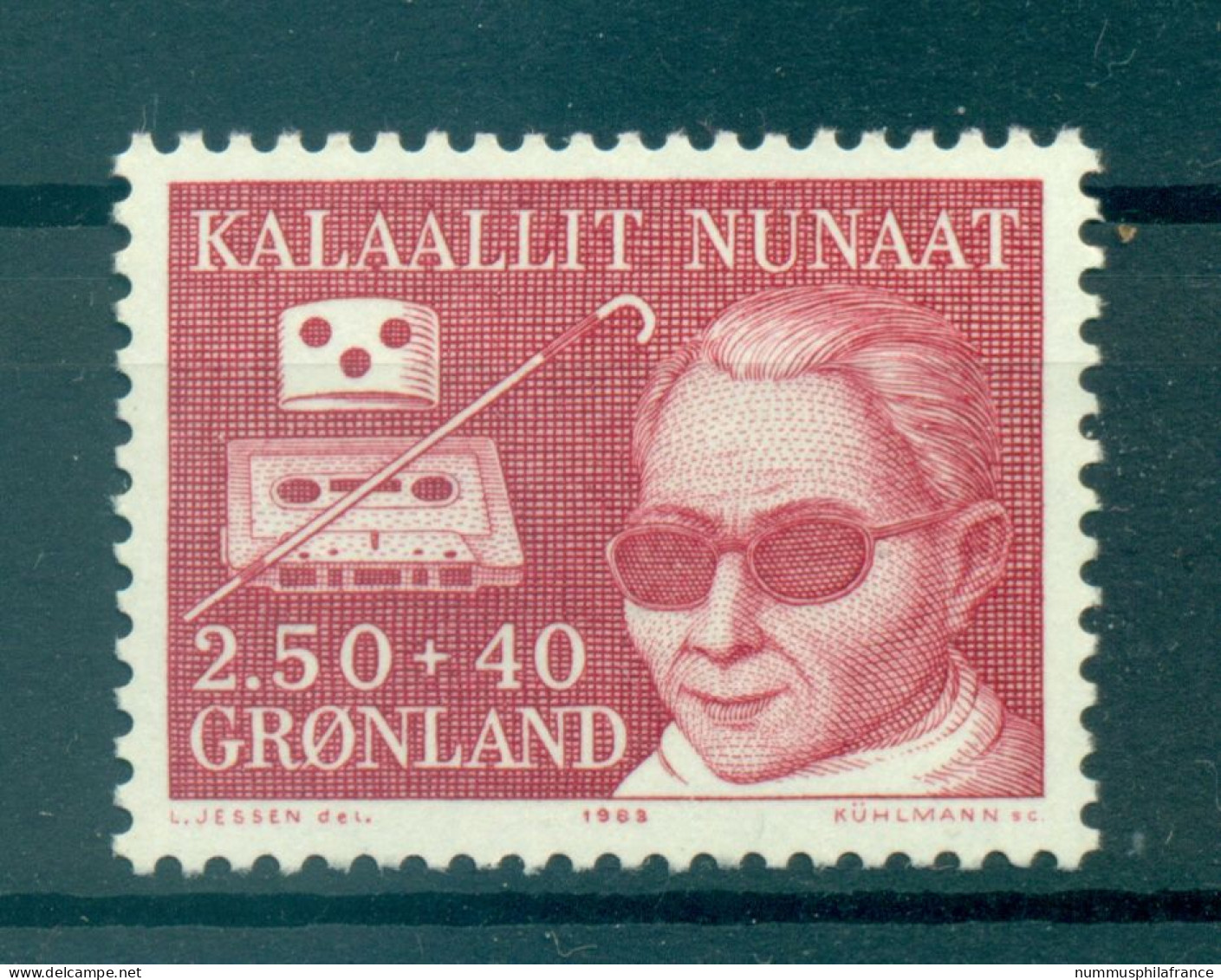 Groenland   1983 - Y & T N. 130 - Surtaxe Pour Les Handicapés  (Michel N. 142) - Ungebraucht