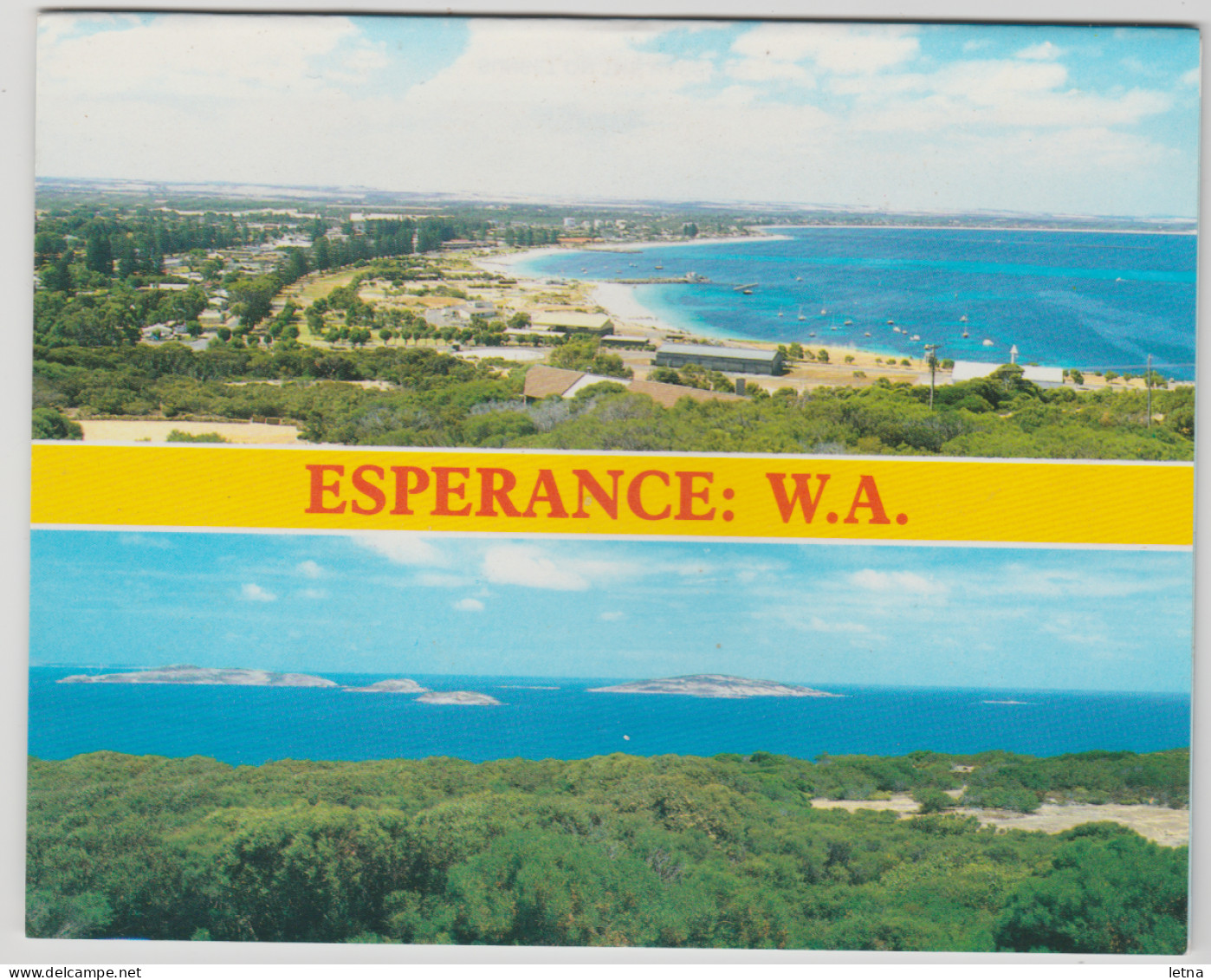 WESTERN AUSTRALIA WA Midge Distributors Folder ESPERANCE 14 Postcard Views Used 1993 - Altri & Non Classificati
