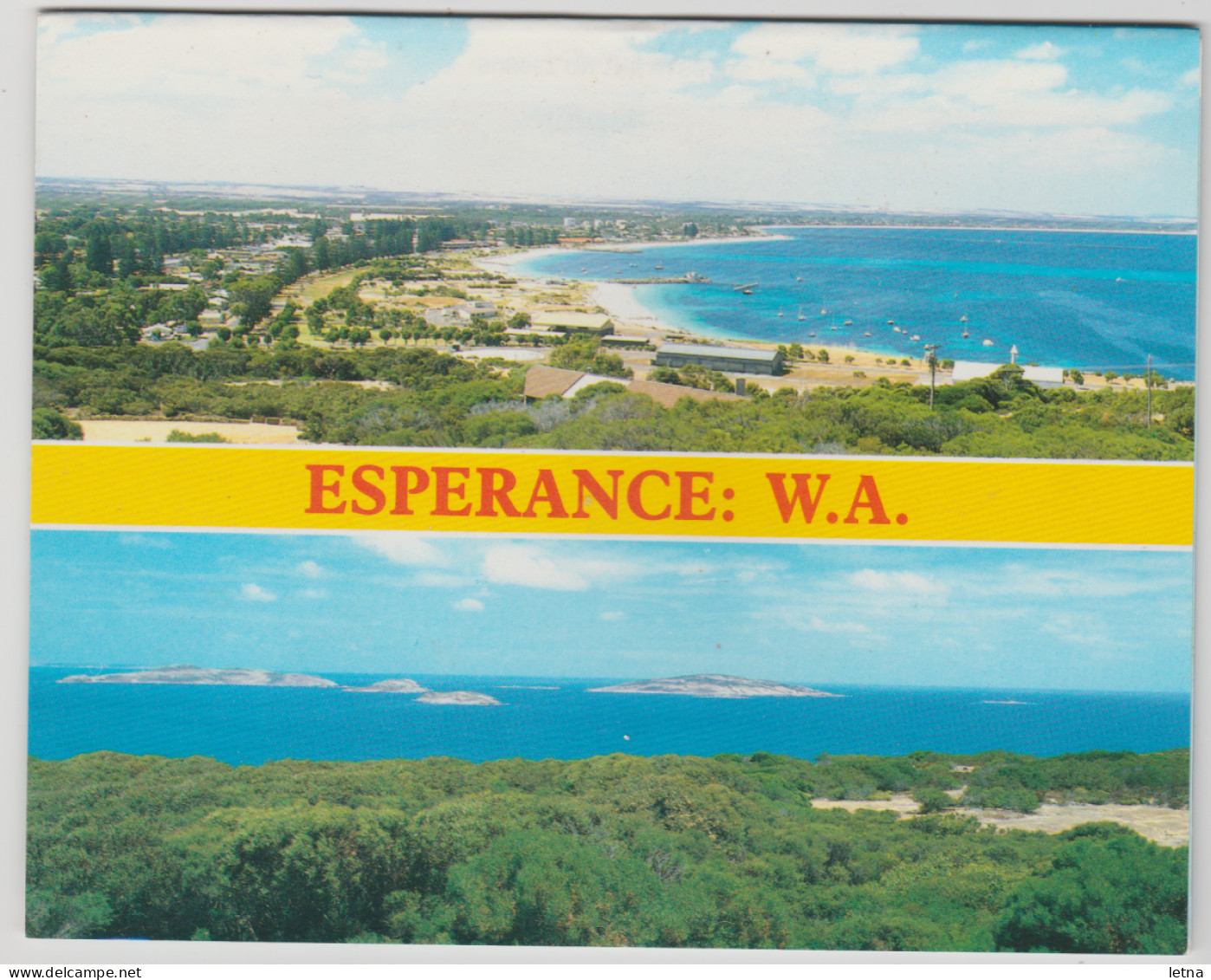 WESTERN AUSTRALIA WA Midge Distributors Folder ESPERANCE 14 Postcard Views Used 1993 - Other & Unclassified