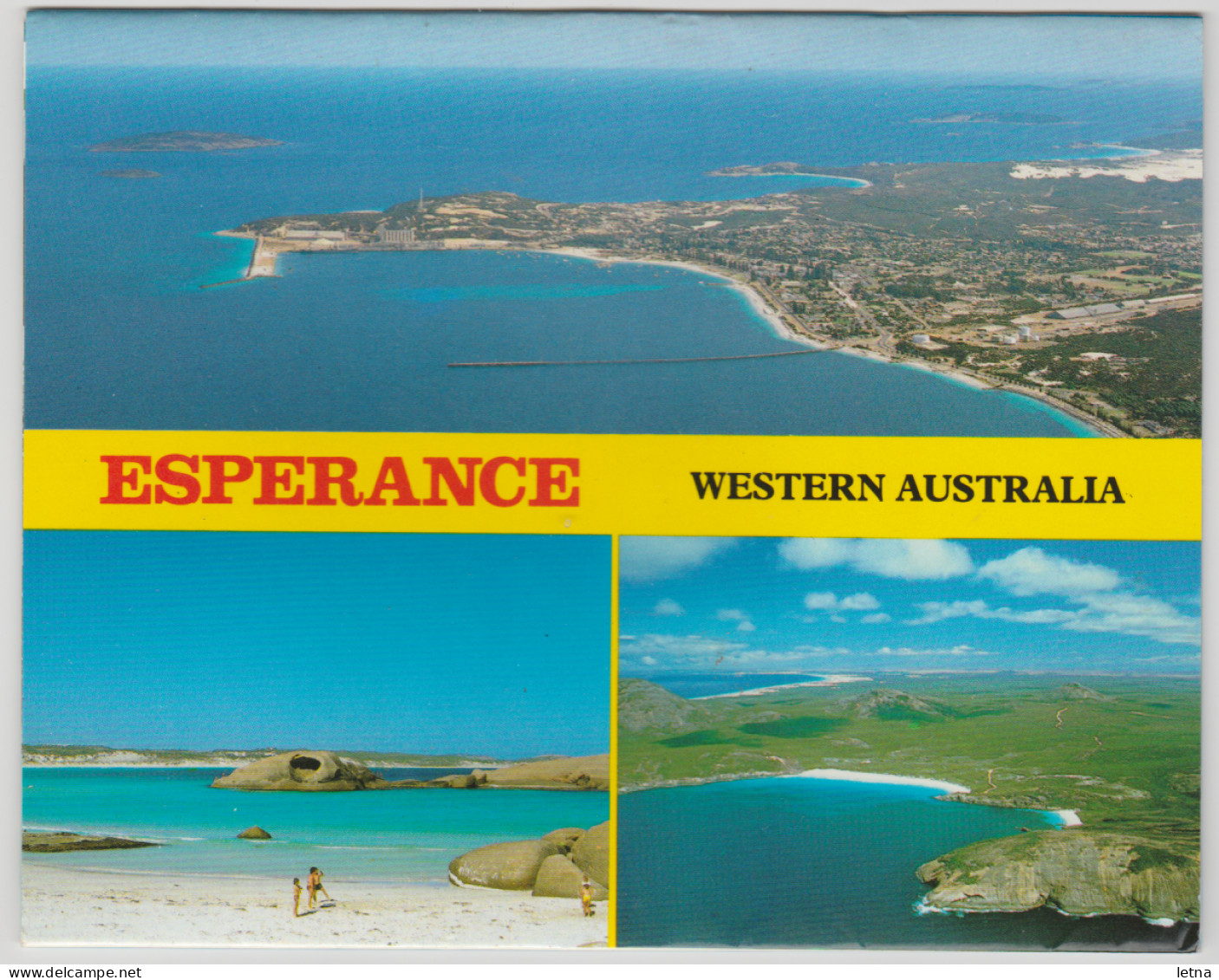 WESTERN AUSTRALIA WA Midge Distributors Folder ESPERANCE 14 Postcard Views Used 1993 - Other & Unclassified