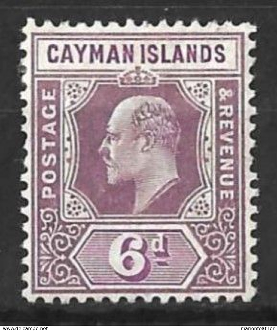 CAYMAN Is....KING EDWARD VII...(1901-10..).....6d.......SG30a....... ,MH. - Iles Caïmans