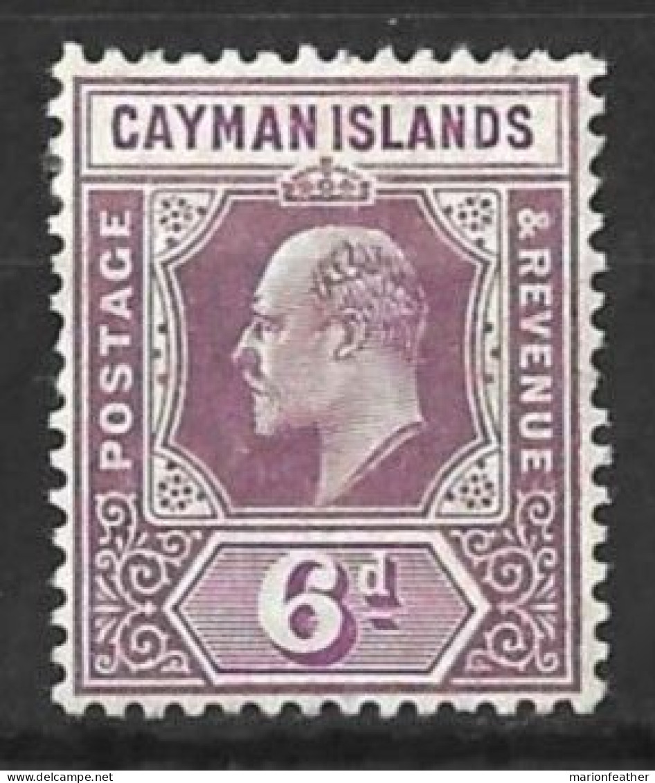 CAYMAN Is....KING EDWARD VII...(1901-10..).....6d.......SG30a....... ,MH. - Kaaiman Eilanden