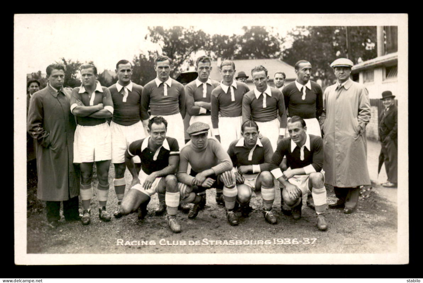 SPORTS - FOOTBALL - EQUIPE DE STRASBOURG (BAS-RHIN) R.C. 1936-1937 - Fussball